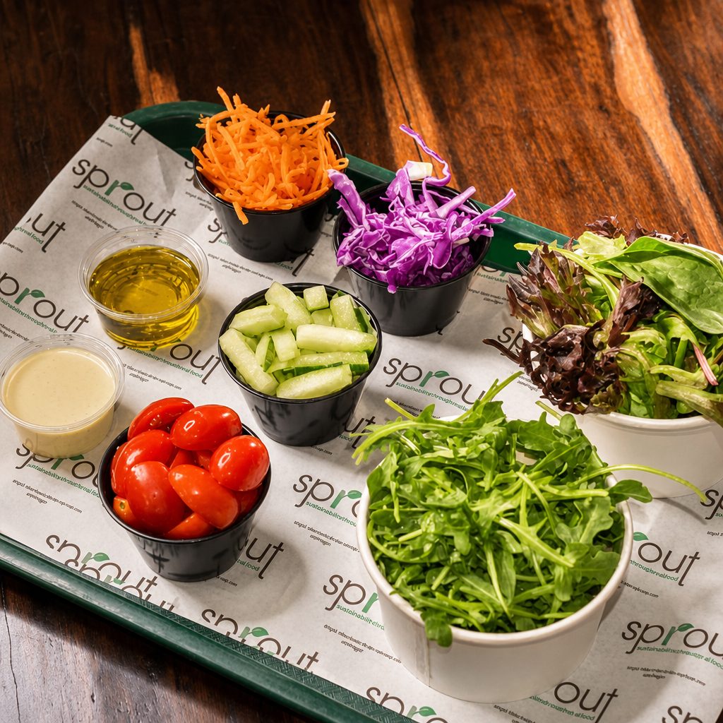 Build Your Own Salad (Half Tray - 8Serv).