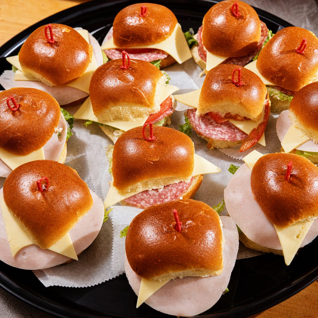 Mini Sandwich Platter.